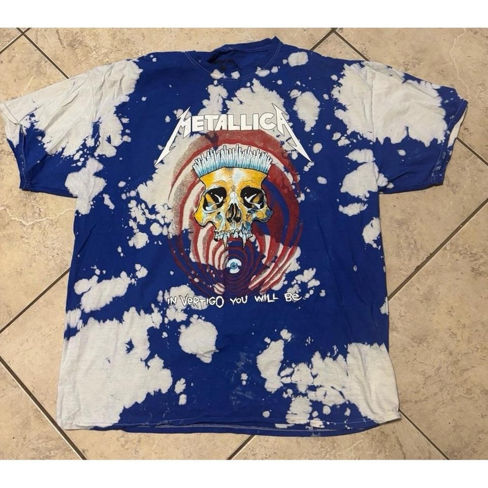 NWOT‎ Urban Outfitters Metallica tie dye graphic tee size XL